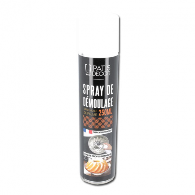 Spray de Démoulage 250ml Patisdecor - Bombe de Graisse Alimentaire -  , Achat, Vente