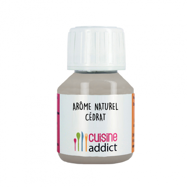 Arome alimentaire naturel Cedrat 58ml Cuisineaddict