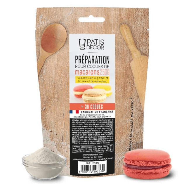 Préparation pour Coques de Macarons 250 g Patisdécor