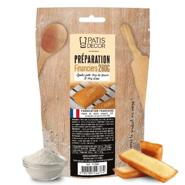 Préparation pour Financiers 280 g Patisdécor