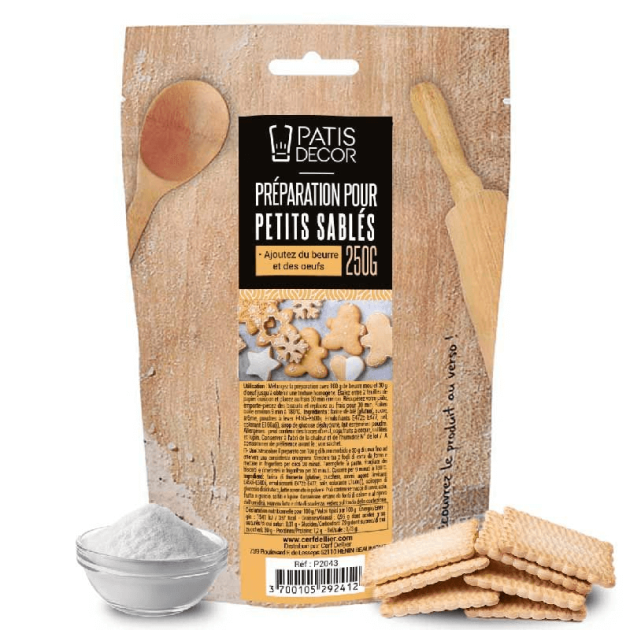 Préparation pour Petits Sablés 250 g Patisdécor