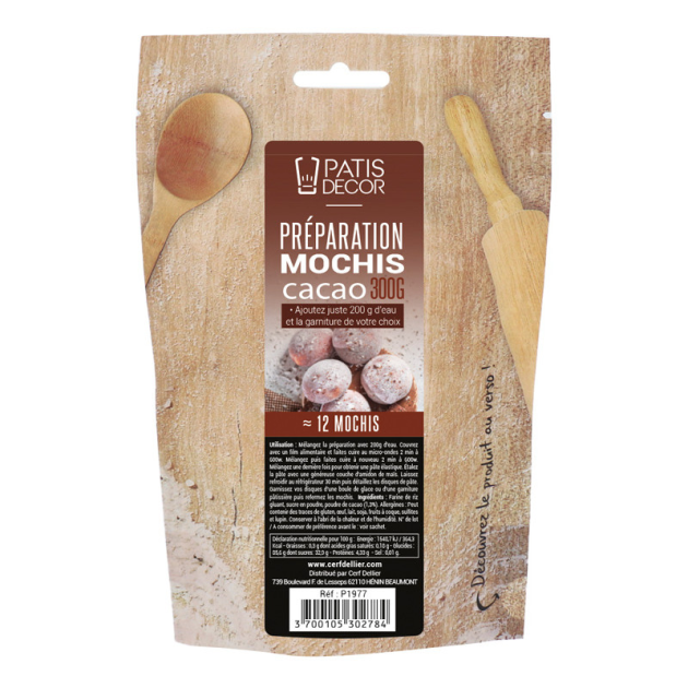 Préparation Pour Mochis Cacao 300 g Patisdécor