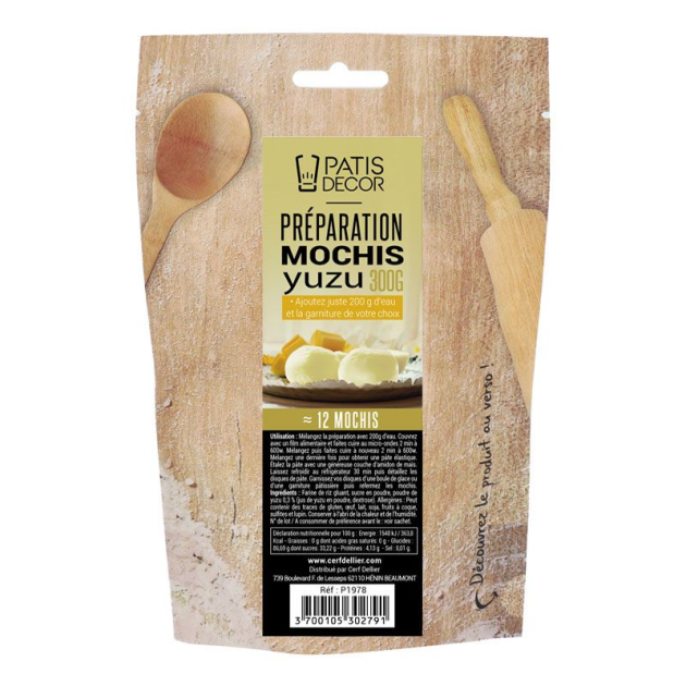 Préparation Pour Mochis Yuzu 300 g Patisdécor