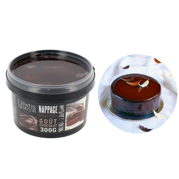 Nappage Chocolat Noir 300 g Patisdécor