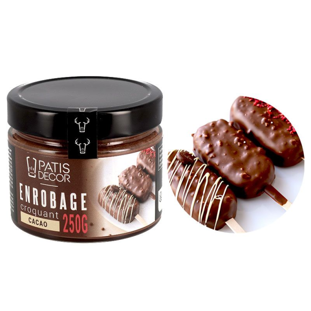 Glaçage Rocher Cacao 250 g Patisdécor