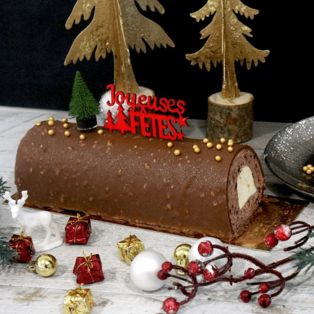 Kit Bûche de Noël Chocolat Passion Patisdécor