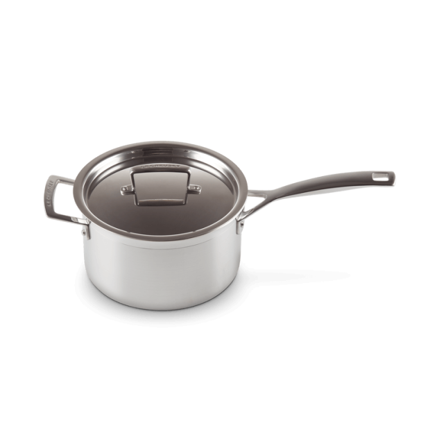 Casserole Inox avec Couvercle 20 cm Le Creuset