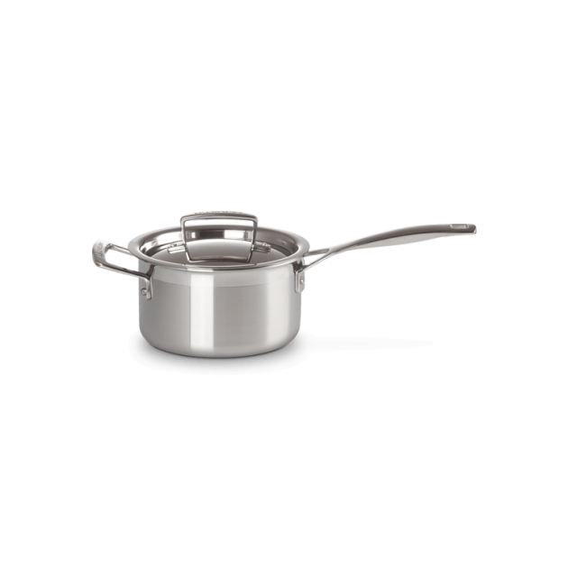 Casserole Inox avec Couvercle 16 cm Le Creuset