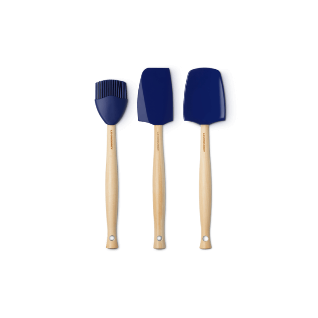 Set de 3 Spatules Silicone Azur Le Creuset : achat, vente - Cuisine Addict