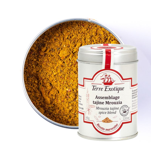 Épices pour Tajine Mrouzia 60 g Terre Exotique