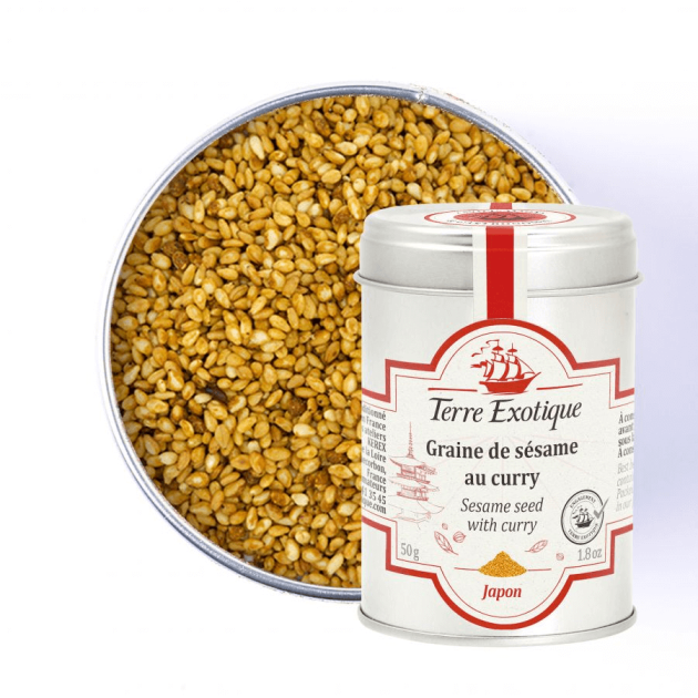 Graines de Sésame au Curry 50 g Terre Exotique