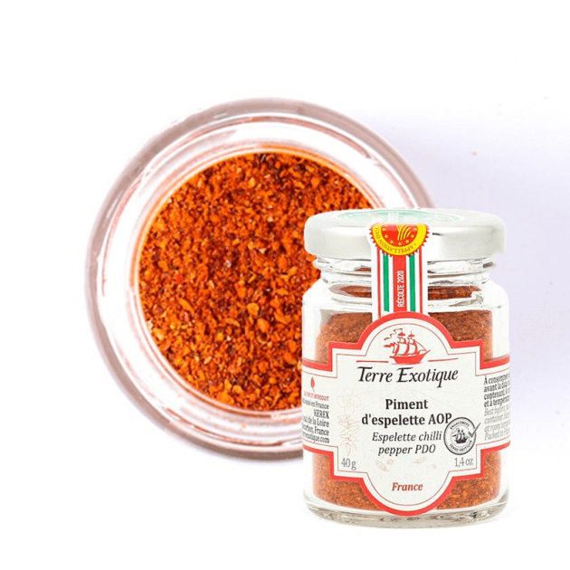 Piment d'Espelette AOP 40 g Terre Exotique