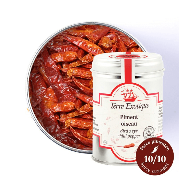 Piment Oiseau 25 g Terre Exotique