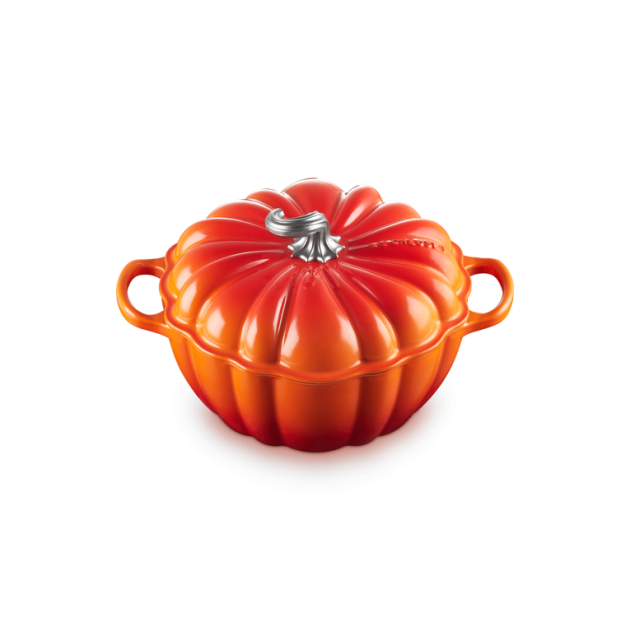 Cocotte en Fonte Citrouille 24 cm Volcanique Le Creuset