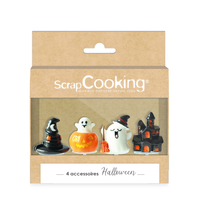 Décoration pour Gâteau Halloween 50 g Scrapcooking (x4)