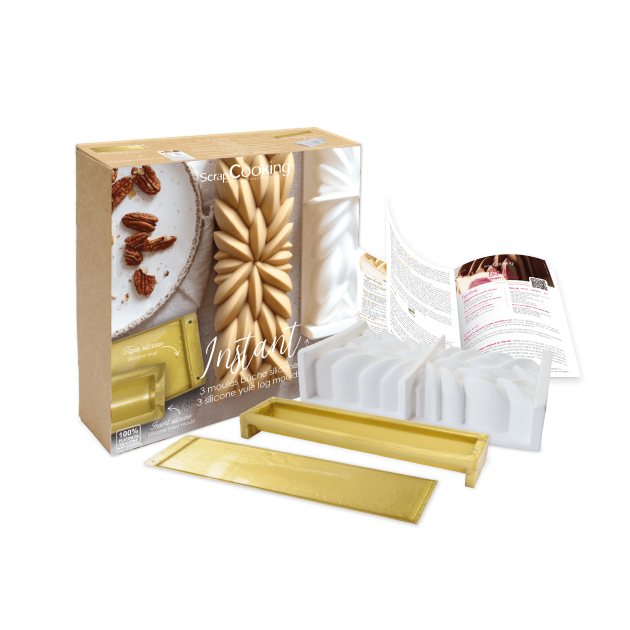 Coffret Bûche de Noël Moule Instant Scrapcooking