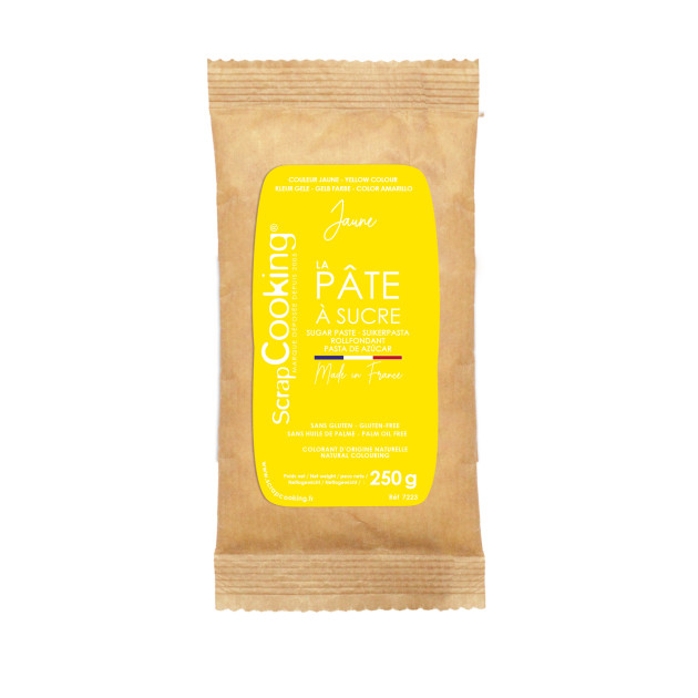 Pâte à Sucre Jaune 250 g ScrapCooking