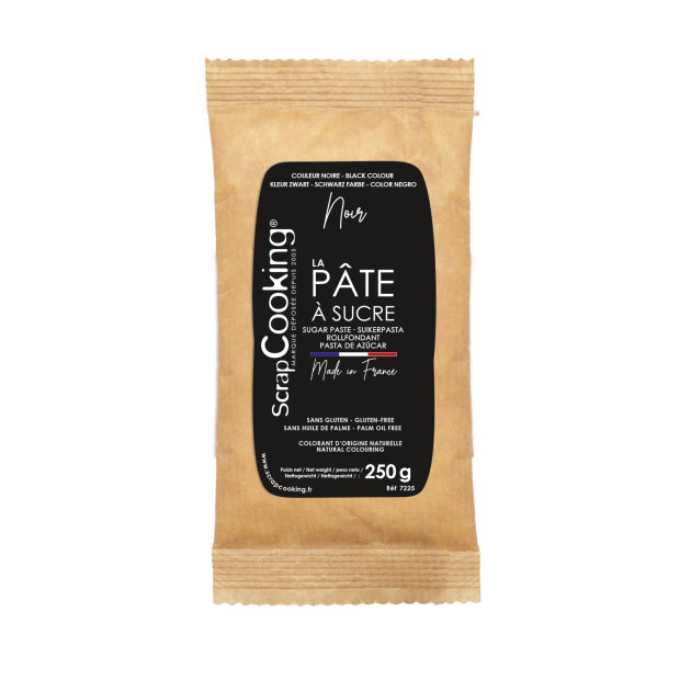 Pâte à Sucre Noire 250g ScrapCooking