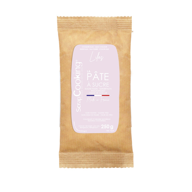 Pâte à Sucre Lilas Colorant Naturel 250 g Scrapcooking