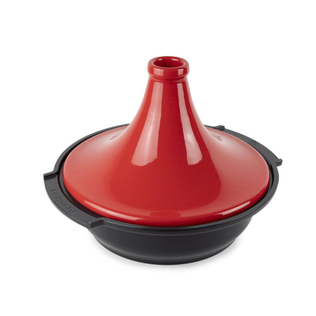 Plat à Tajine en Aluminium Revêtement Céramique 30 cm Rouge Peugeot