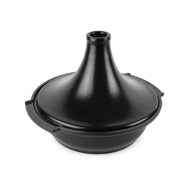 Plat à Tajine en Aluminium Revêtement Céramique 30 cm Noir Satin Peugeot