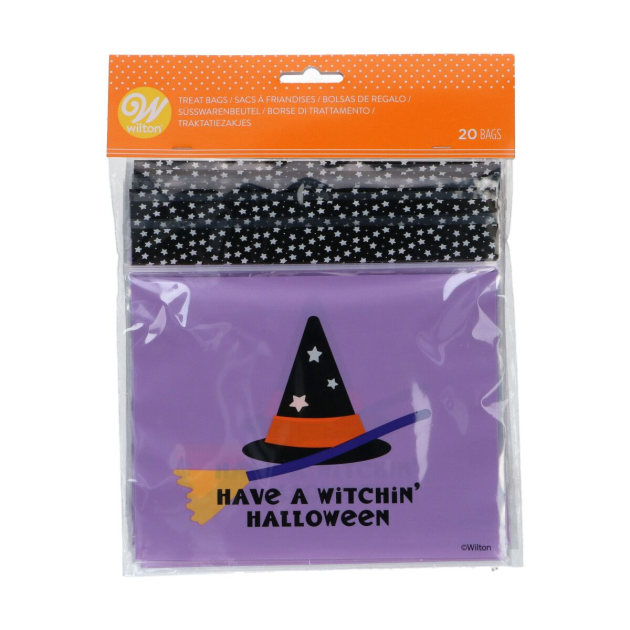 Sachet Bonbon Sorcière Halloween Wilton (x20)