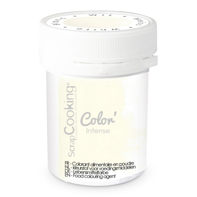 Colorant Alimentaire en Poudre Blanc 5g Scrapcooking