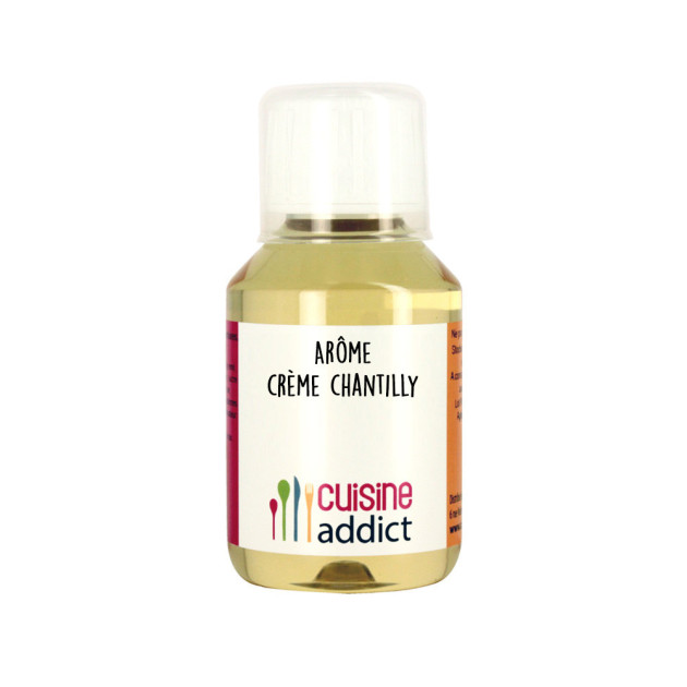 DLUO Courte Arôme Alimentaire Crème Chantilly 115 ml Cuisineaddict