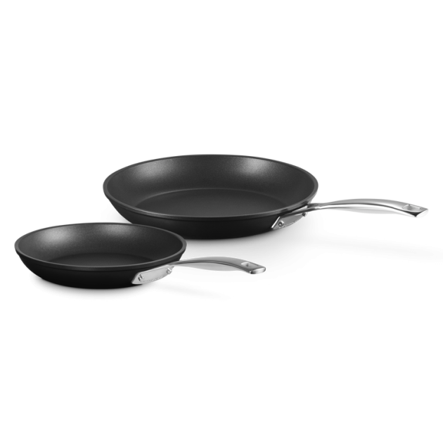 Set 2 Poêles Anti-Adhérentes Les Forgées Le Creuset