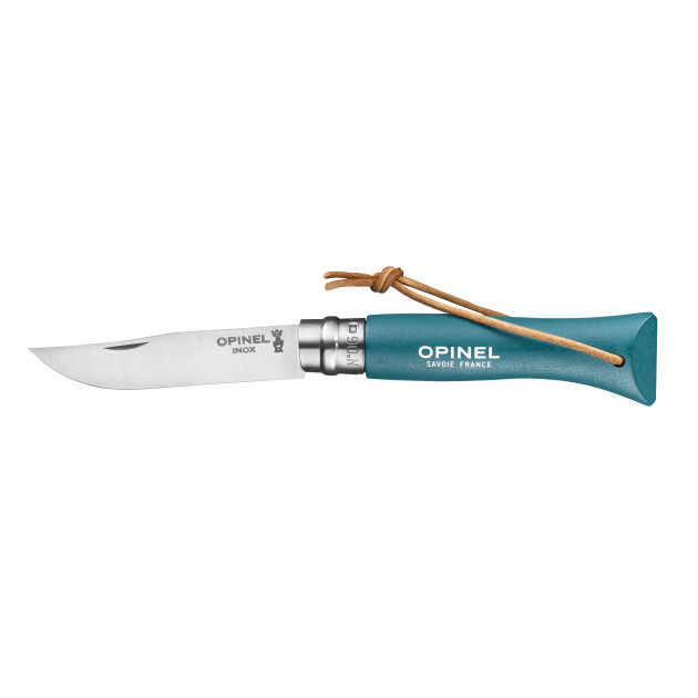 Couteau N°6 Baroudeur Turquoise Colorama Opinel