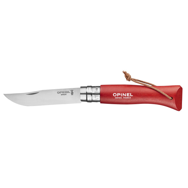 Couteau N°8 Baroudeur Rouge Colorama Opinel