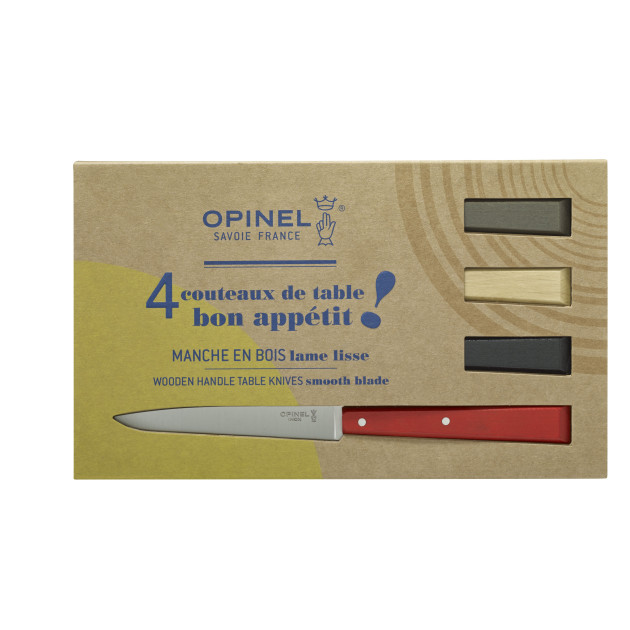 Couteaux de Table (x4) Loft Bon Appétit ! Opinel