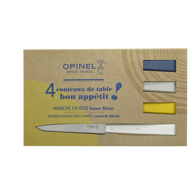 Couteaux de Table (x4) Céleste Bon Appétit ! Opinel