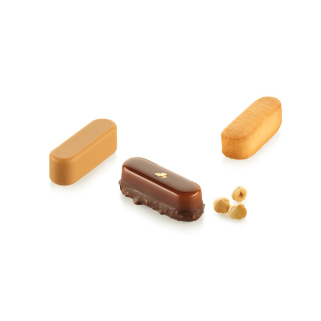 Moule Silicone Eclair XS 5,5 x 1,7 x H 1,7 cm (x20) Silikomart