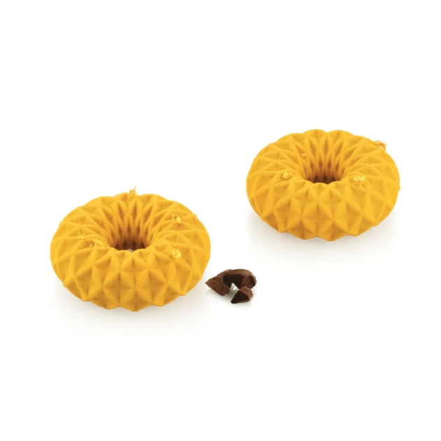 Moule Silicone Kaleido Ø 7,5 x H 2,5 cm (x6) Silikomart