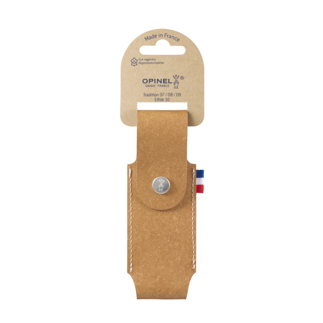 Etui pour Couteau en Cuir Simple Collection France Opinel