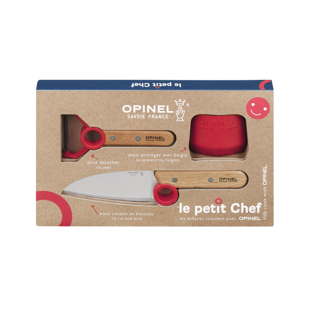 Coffret Le Petit Chef Rouge Opinel