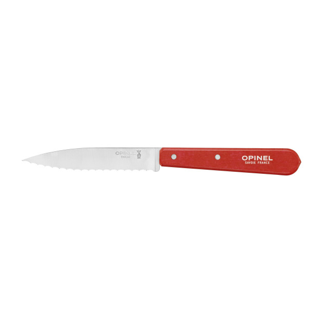 Couteau d'Office Cranté N°113 Rouge Opinel