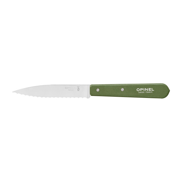 Couteau d'Office Cranté N°113 Kaki Opinel