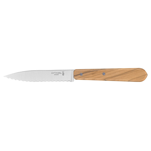 Couteau d'Office Cranté N°113 Hêtre Opinel