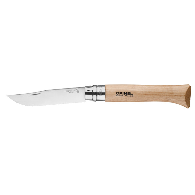 Couteau de Poche N°12 Cranté en Inox Opinel