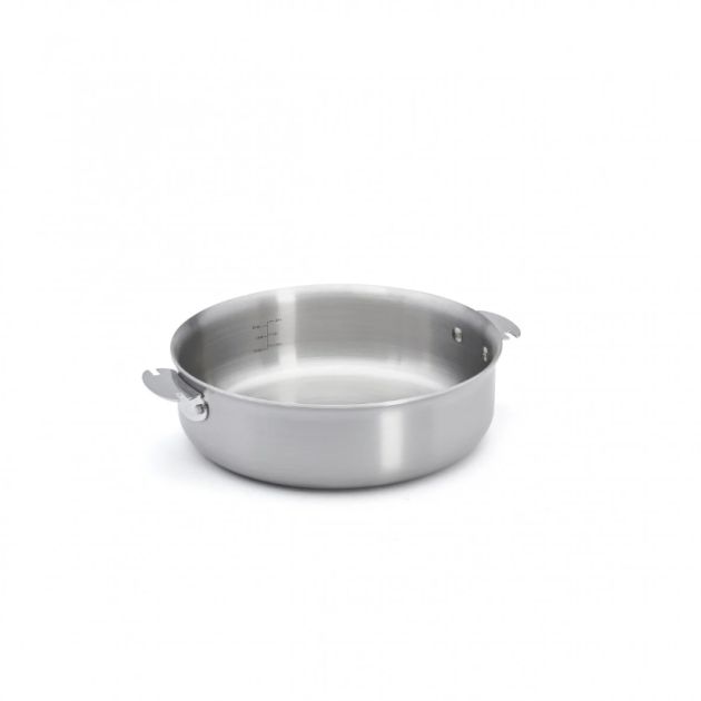 Sauteuse Droite Inox Amovible Ø 24 cm Alchimy Loqy De Buyer