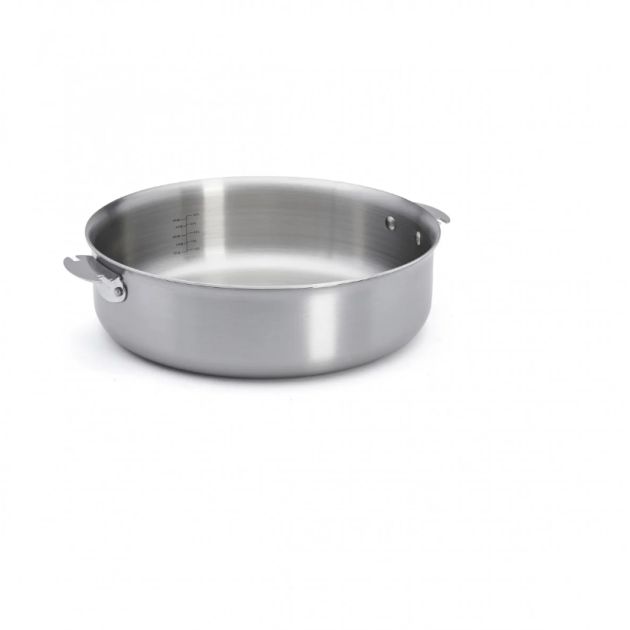 Sauteuse Droite Inox Amovible Ø 28 cm Alchimy Loqy De Buyer