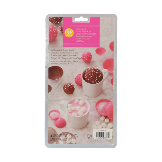 Moule 3D Valentine pour Bomb Chocolat Chaud Wilton