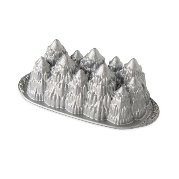 Moule à Cake Forêt de Sapins Silver Nordic Ware