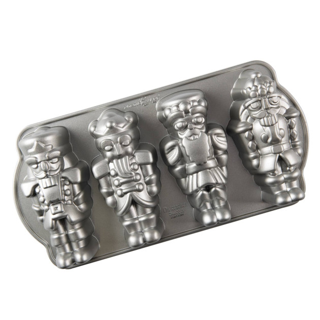 Moule à Gâteaux Casse-Noisettes (x4) Silver Nordic Ware