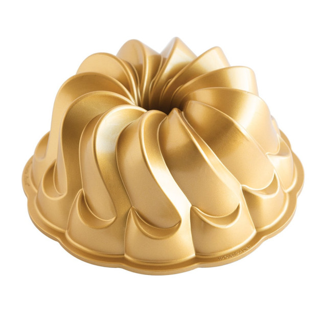 Moule à Gâteau Bundt Pirouette Gold Nordic Ware