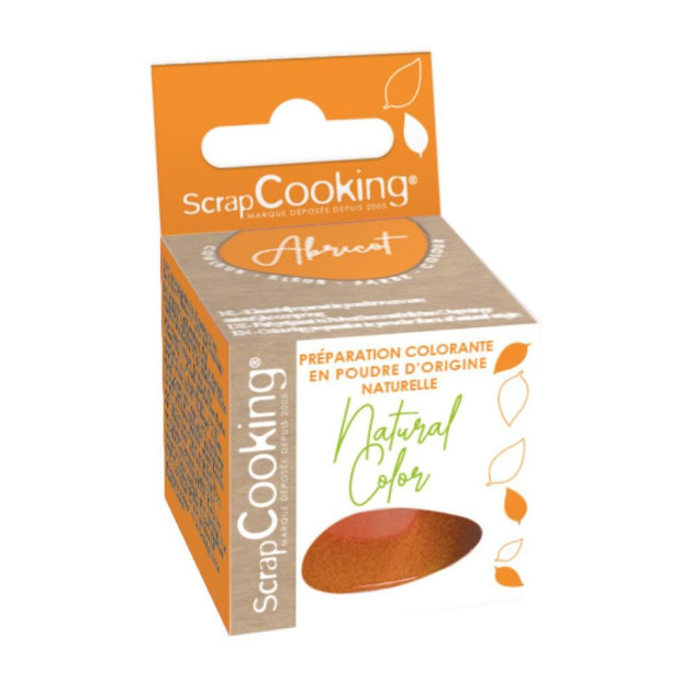 Colorant Alimentaire Naturel en Poudre Orange 10g Scrapcooking