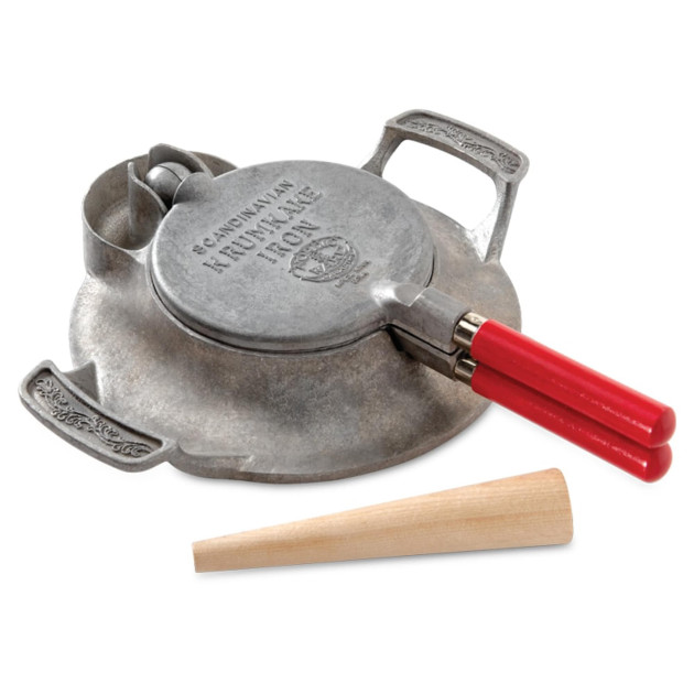 Gaufrier Norvégien Krumkake Fonte d'Aluminium Ø13 cm Nordic Ware