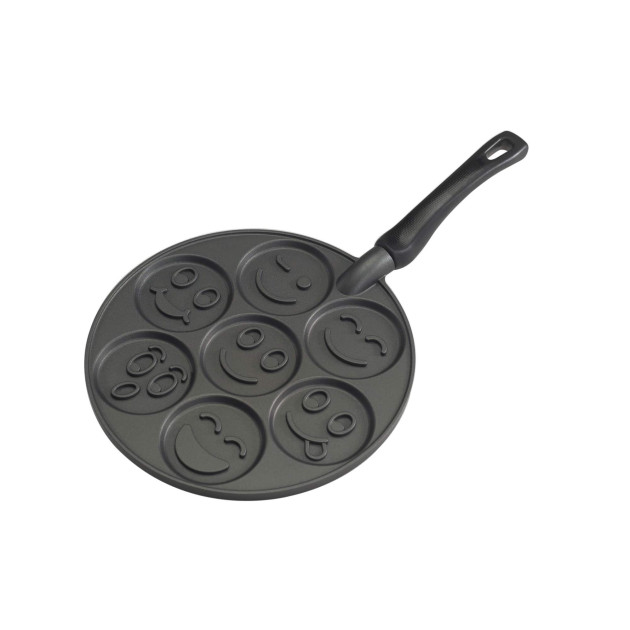 Poêle à Pancakes Smiley (x7) Fonte d'Aluminium Nordic Ware